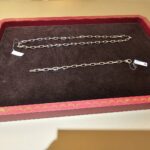 ホワイトゴールドのネックレスとチェーンブレスレットを購入|カルティエ