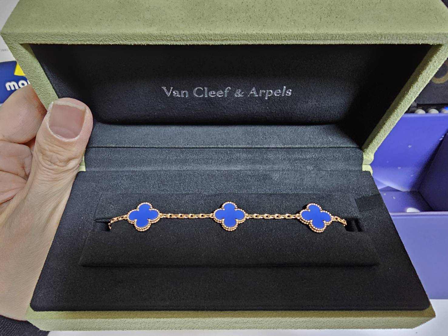 ヴィンテージ アルハンブラ 5 モチーフ ブレスレット