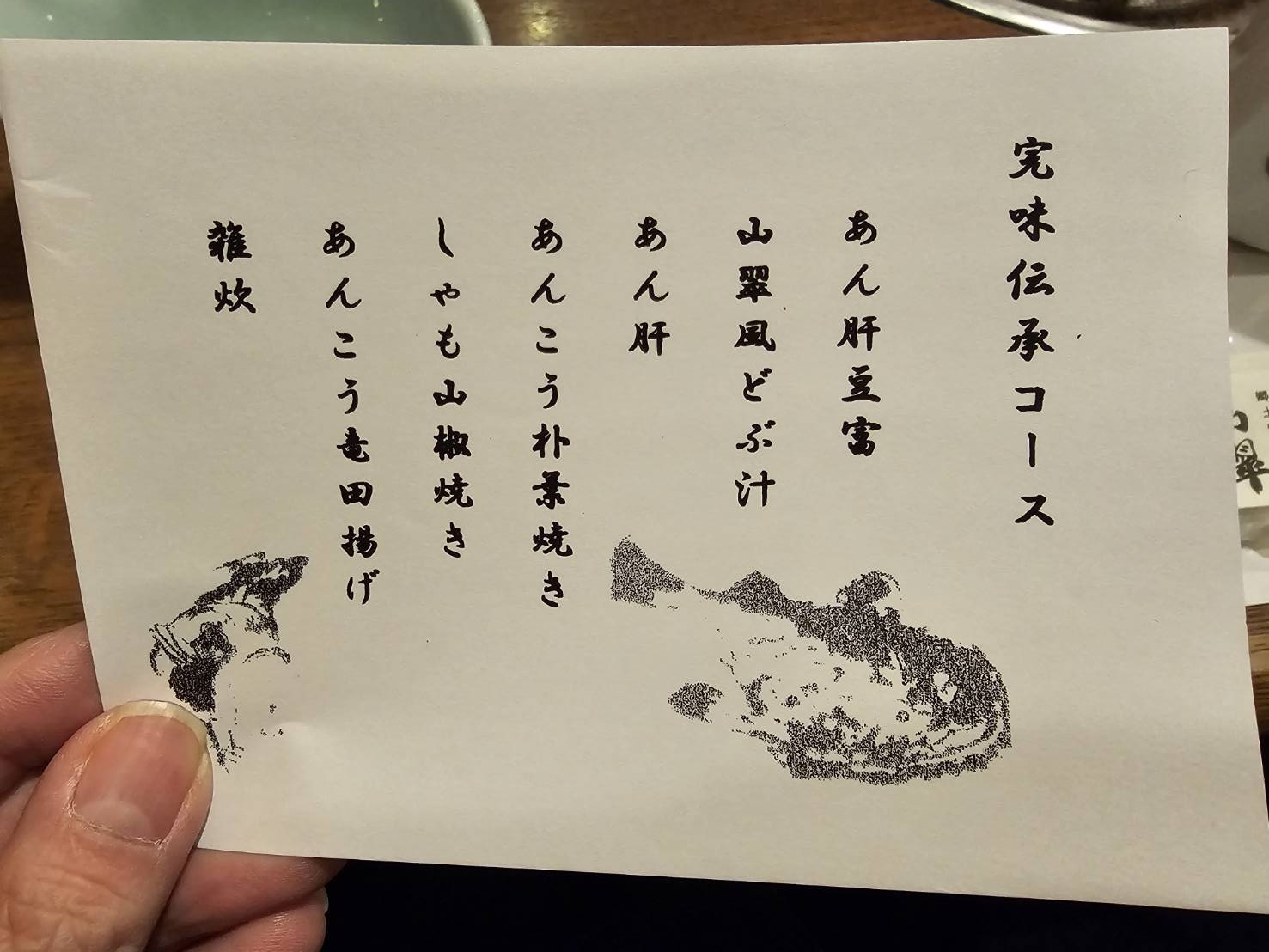 元祖あんこう鍋 山翠