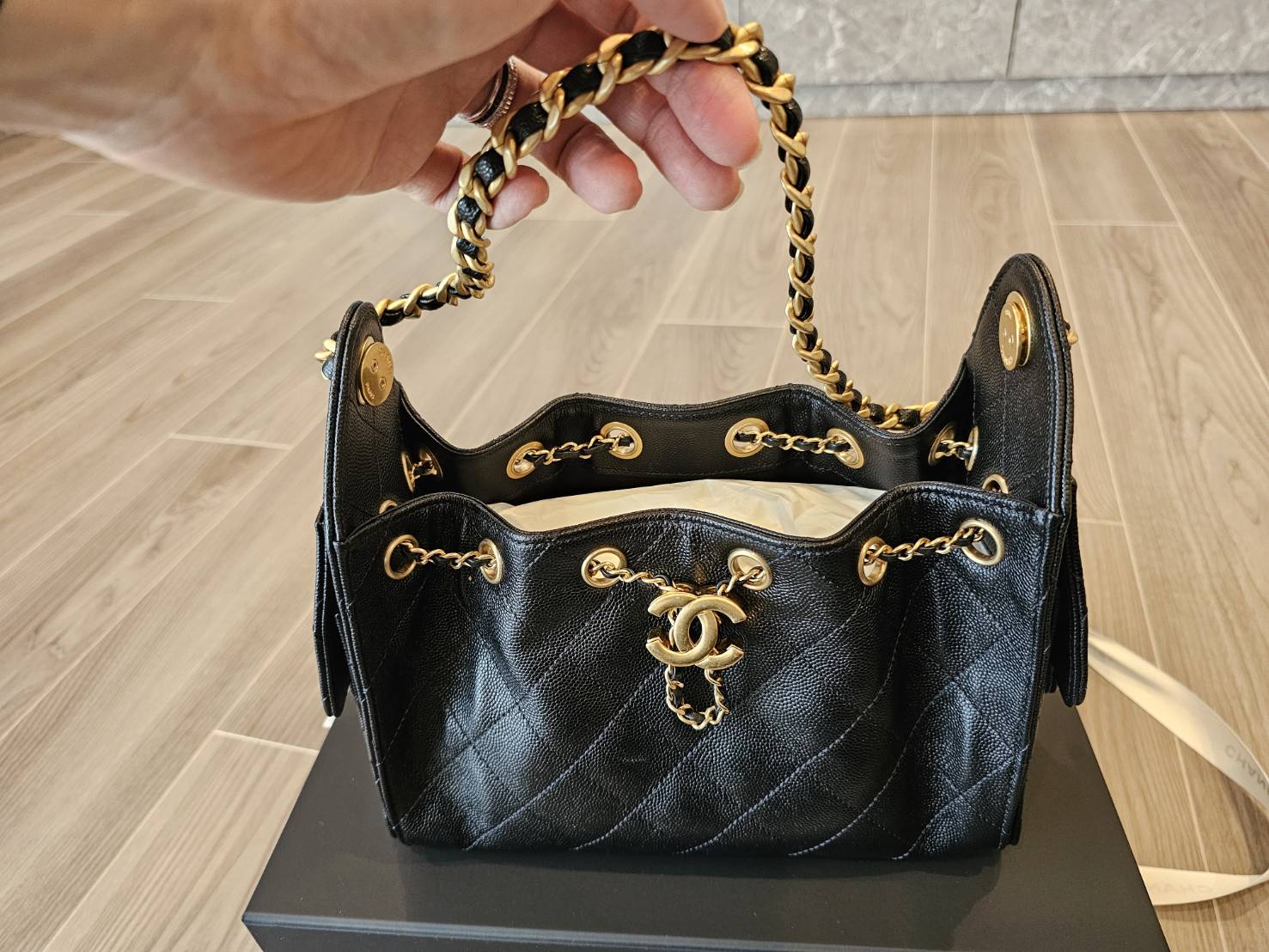 シャルネ　ホーボー バッグ