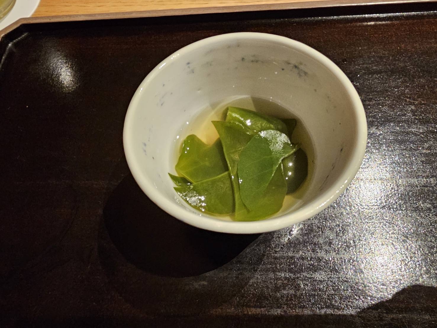 旬菜の温かいおひたし